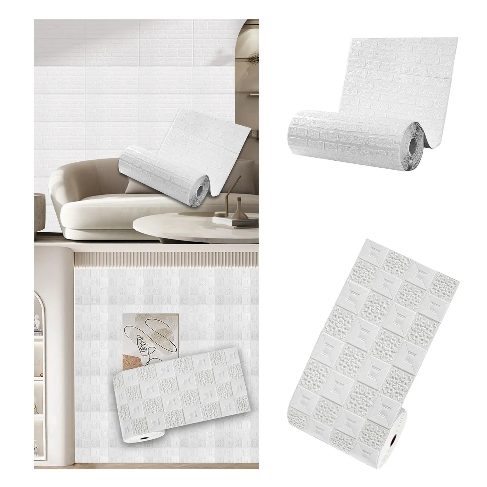 

Самоклеящиеся декоративные панели под кирпич для внутренней отделки стен, съемные, из пены XPE, для детской комнаты