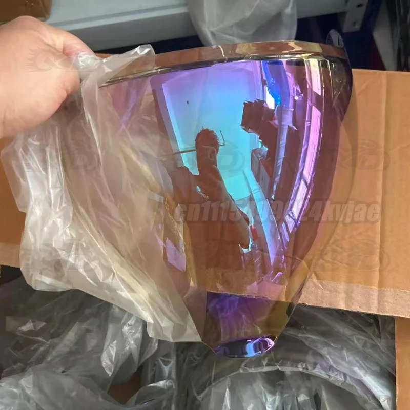 Motorcycle Helmet Lenses, Original Lenses, Night Vision Aurora Purple High-definition Sun Protection and Sunshade Helmet Lenses