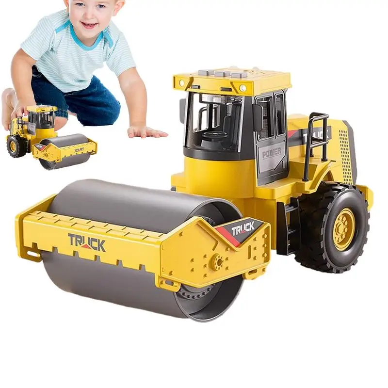 

Roller Engineering Vehicle Model Road Roller Decoration Toy Creative Model Road Roller Construction Vehicle Model Grader For