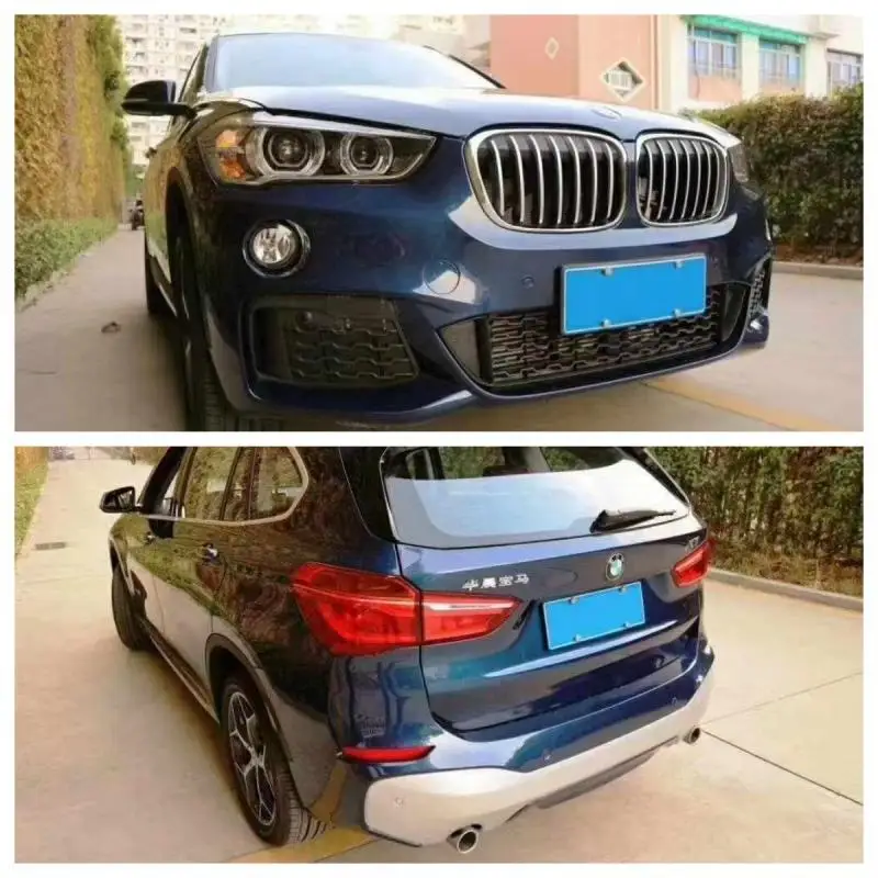 High Quality Car Body Kit for BM-W X1 F48 F49 2016+ Upgrade MT Style Front Rear Bumper Side Skirt Exterior Bodykit