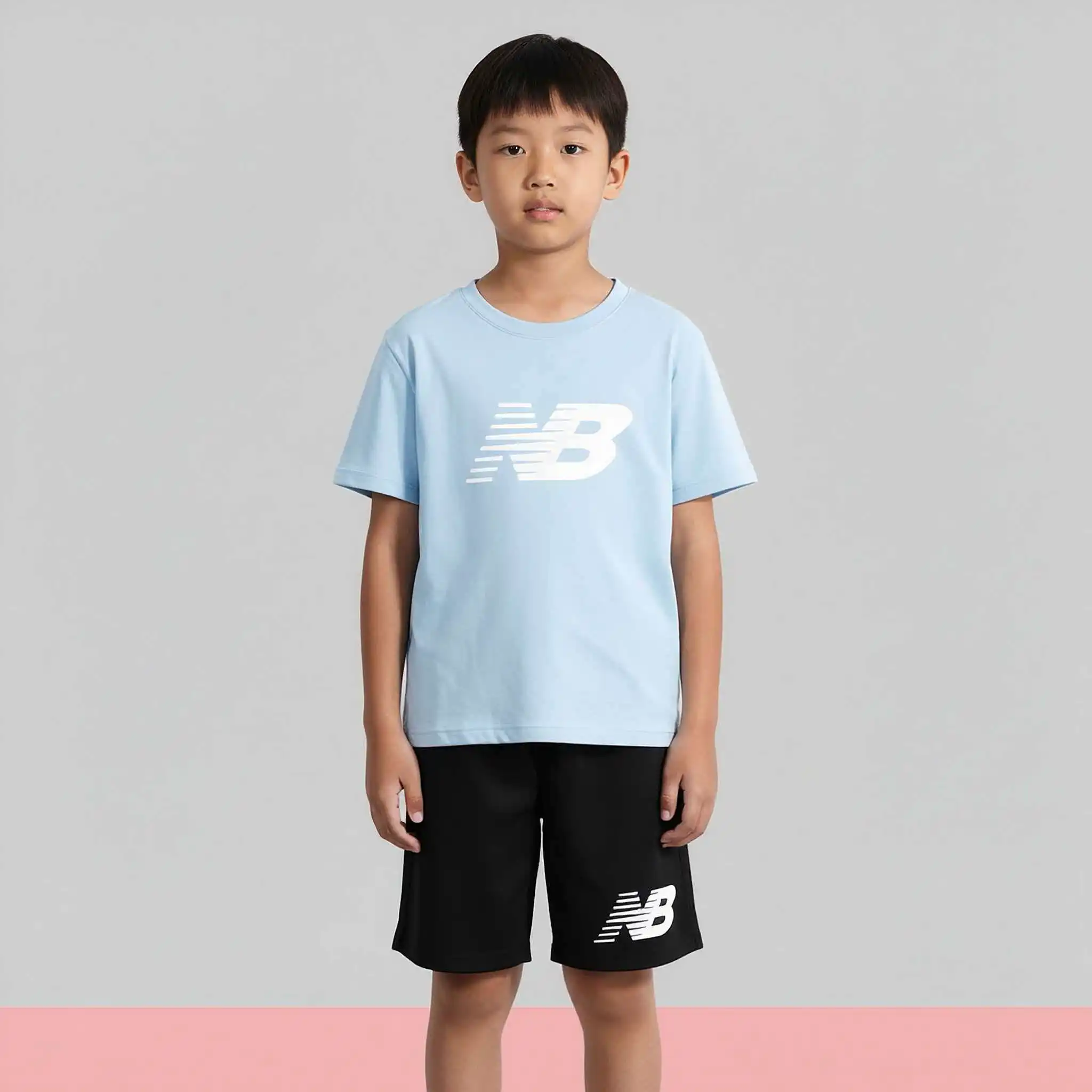 

Casual T Shirt Boy Girl Summer 3-12 Age New Model Short Sleeve+Shorts Comfortable Breathable Children Sportswear 2 Piece Set