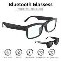 Smart Glasses Bluetooth 5.0 Earphones Wireless Headset Headphone UV400 Polarized Blue Light Blocking Music Eyeglassess