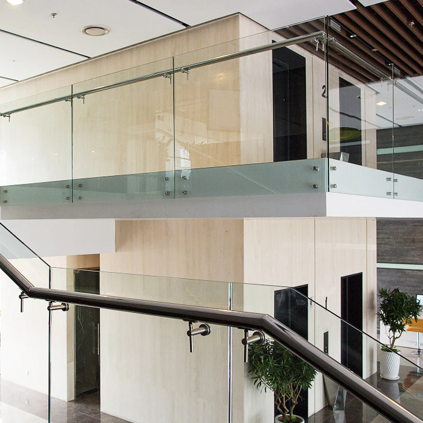 

Комплект из 2 кронштейнов для поручней, сверхпрочные, из нержавеющей стали, настенные, для лестничных перил, современные, декоративные