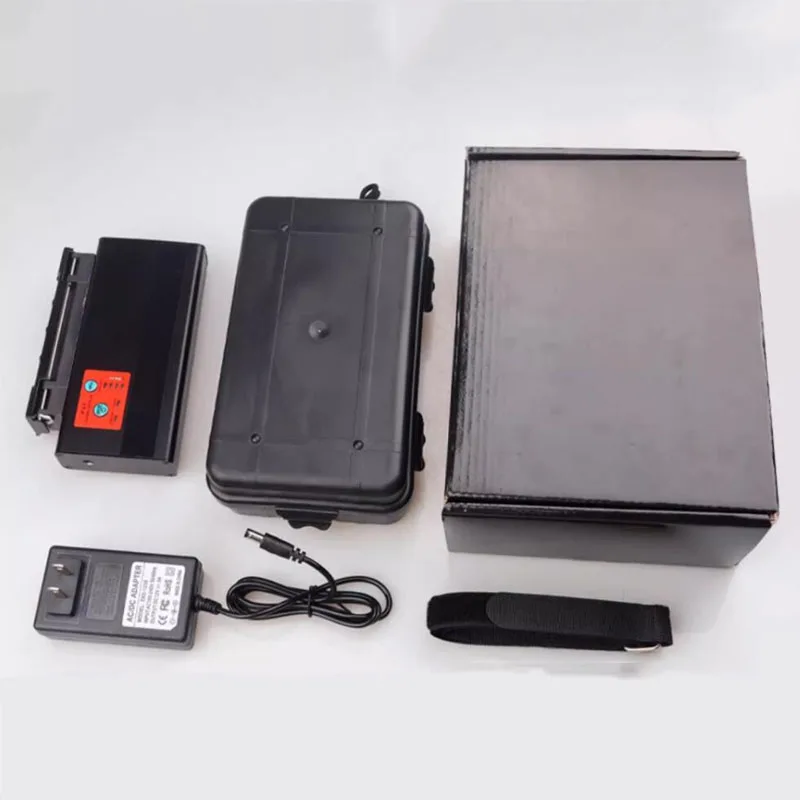 Adjustable Temperature External Shrink Tube Heater Lithium Battery Powered Light Cable Splicer 5200mAh All Metal Object
