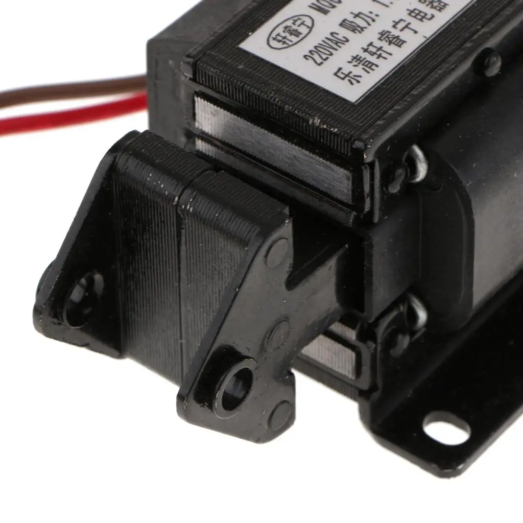 220V AC Solenoid Metal Frame Electromagnet Light Weight for Mechanical Device Automation System