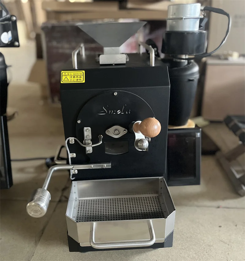 Electric Coffee Roaster 300G Cocoa Bean Roasting Machine 220V Hot Air Drum Coffee Roaster With Cooler Commercial or Home