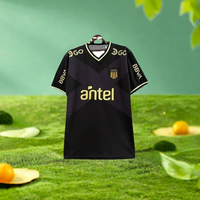 Soccer Jersey for Men Women Kids Atlético Peñarol Soccer Jersey Casual Round Neck Short Sleeve Shirts Breathable Quick Drying