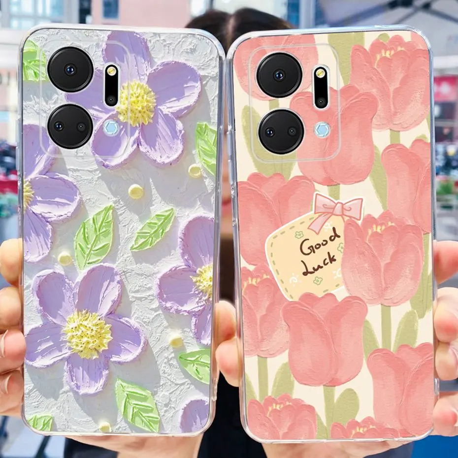 Lovely Printing Case For Honor X7a RKY-LX1 RKY-LX2 RKY-LX3 Soft Silicone TPU Back Cover For HonorX7a X 7A 4G Phone Cases