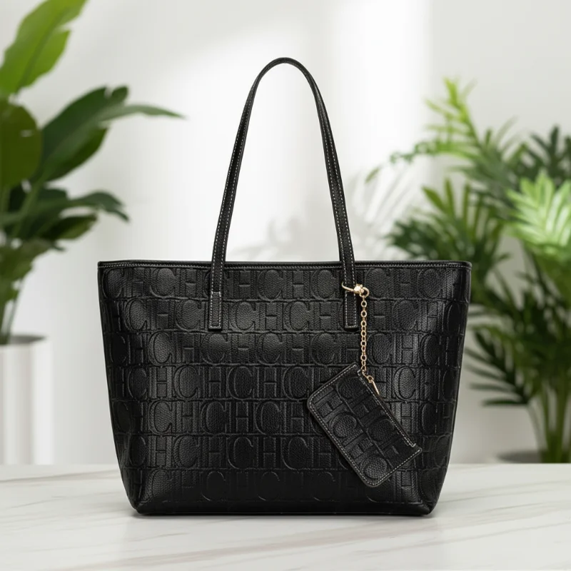 CH Womens Solid Color Tote Bag - Women'S Bags Handbags ulasan dan harga