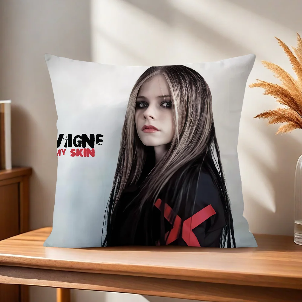 A-Avril Singer L-Lavigne Kissenbezug Kissenhülle für Zuhause, Sofa, Wohnzimmer, Büro, Café, Auto. – Detail 6