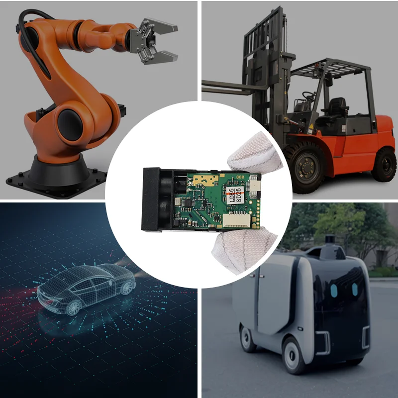 LDK-80 Laser Distance Ranging Module 60m Warehouse Logistics Laser Distance Sensor Module With Serial Port