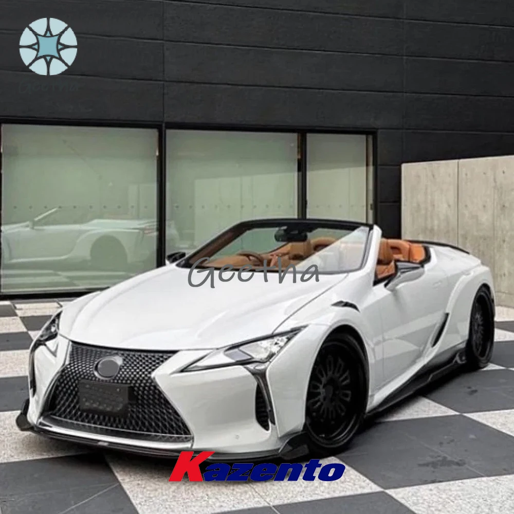 Car Carbon Fiber Front Lip Body Kit for Lexus LC 500 URZ100 17-22 TM Type Carbon Fiber Front Bumper Bottom Lip Splitter