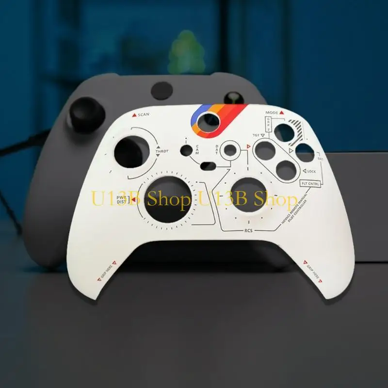 U13B Shell for Controller Game Console Controller Revitalize Your Controller Patterned Cover Front Housing Cover