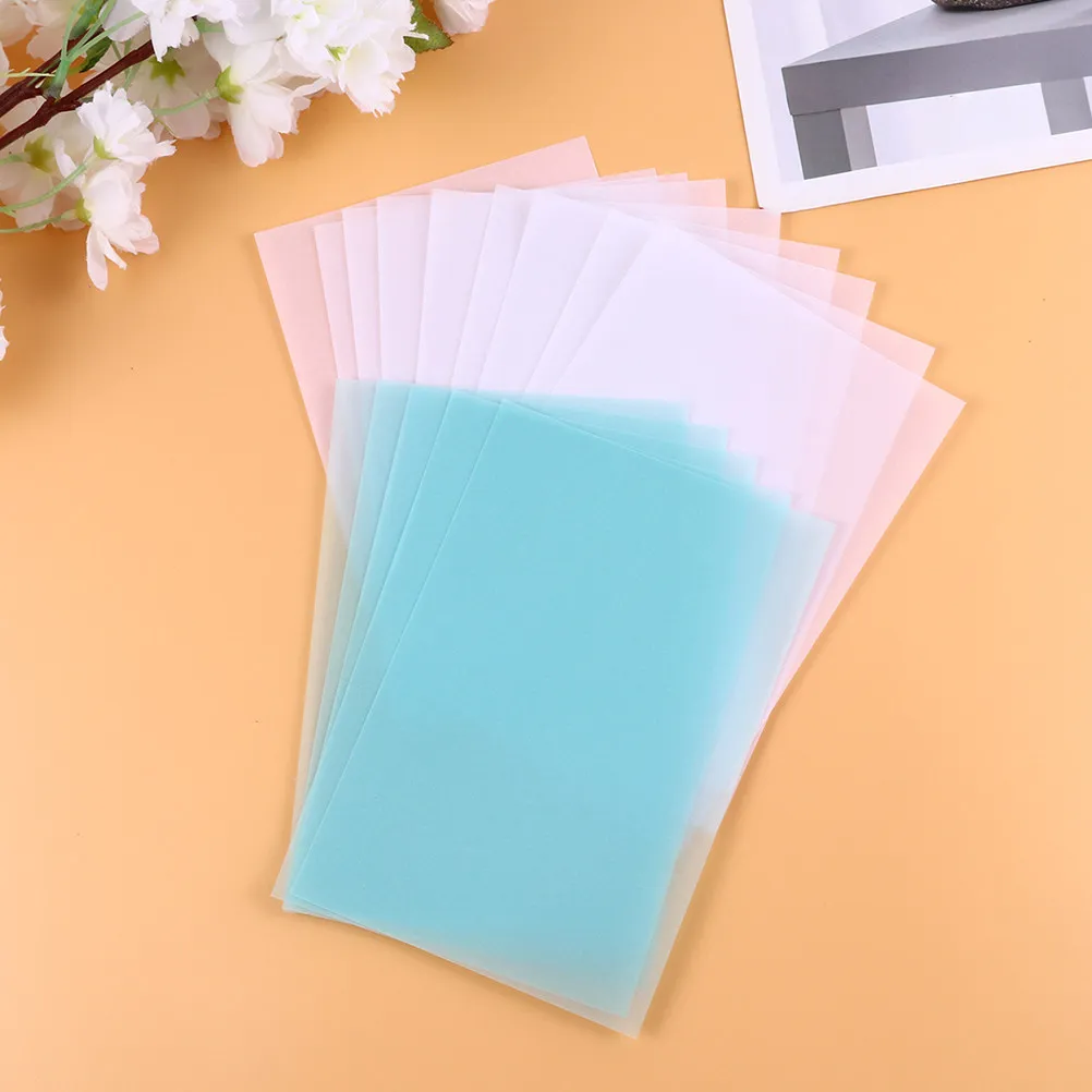 100Sheets Colored Tracing Paper Professional Grade Translucent Transfer Sketching Paper for Comics Illustrations DIY Art Craft