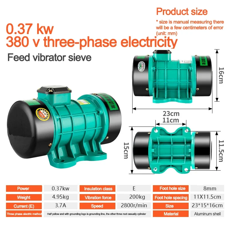 Imagem -04 - Máquina Vibratória de Concreto Plano Anexada Motor Monofásico ou Trifásico Ferramentas Manuais de Construção para Construção e Pontes 220 v 380v