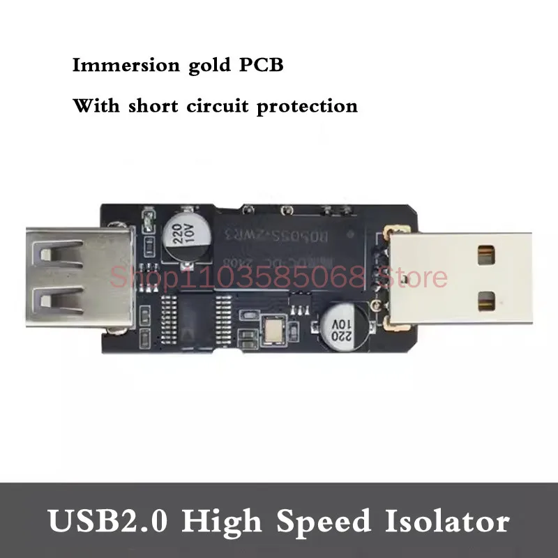 Imagem -04 - Isolador Usb de Alta Velocidade com Porta Usb Decodificador Dac Proteção 480mbps Eliminação de Áudio do Som Atual Adum3165