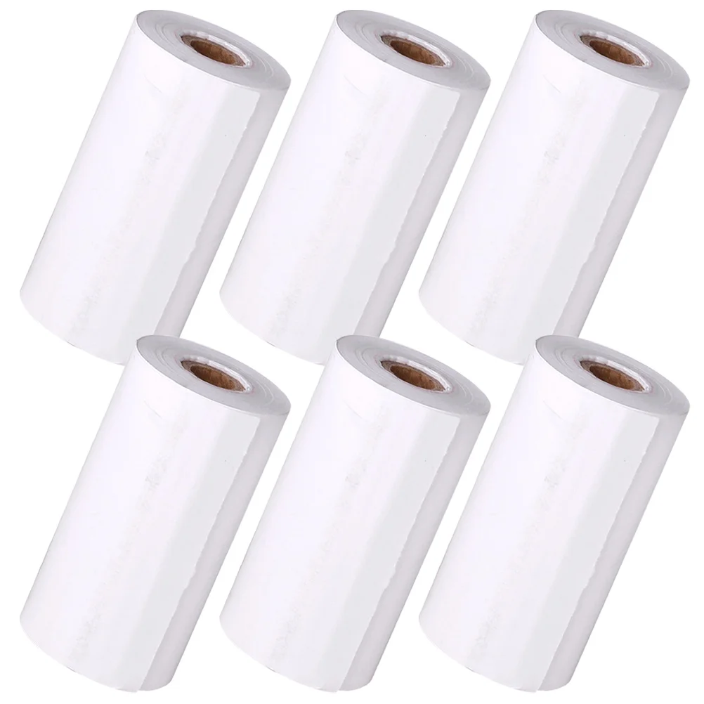 

6 Rolls Photo Printer Thermal Paper Instant Camera Thermal Paper Roll Replacement Accessory Refill for Instant Camera