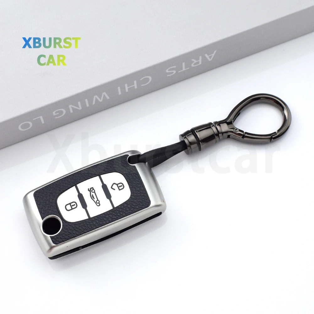 2 3 Buttons TPU Leather for Citroen C-Crosser C3 C4 Picasso Berlingo Peugeot Partner Tepee 207 307 308 407 Car Key Case Cover