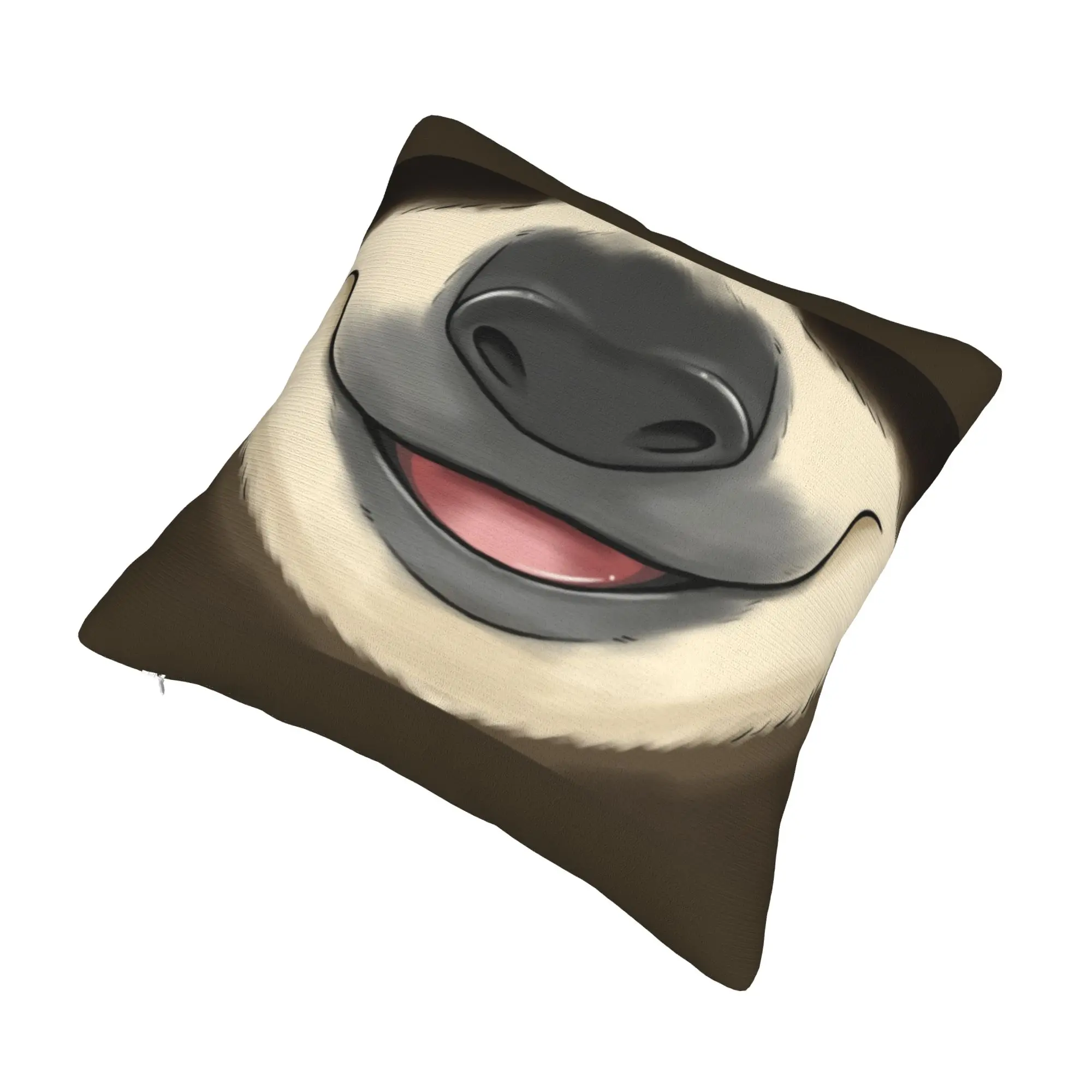 Funny Sloth Smile Nordic Throw Pillow Covers Decoration Lazy Animal Sofa Cushion