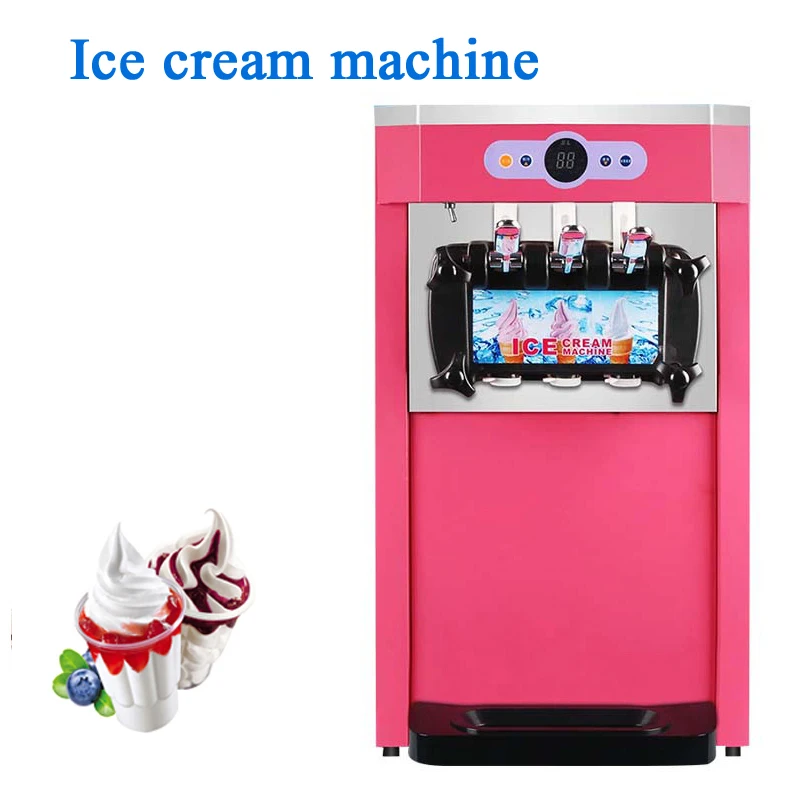 

Commercial Professional Soft Ice Cream Machine Single-head 25L/H Ice Cream Commercial Soft Serve Maker