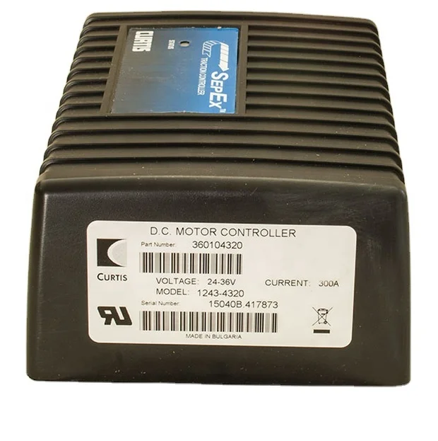 CURTIS DC SepEx Pengendali Motor 1243-4320 24V / 36V - 300A Forklift Stacker dan Pengendali Motor Kendaraan Mobilitas Listrik