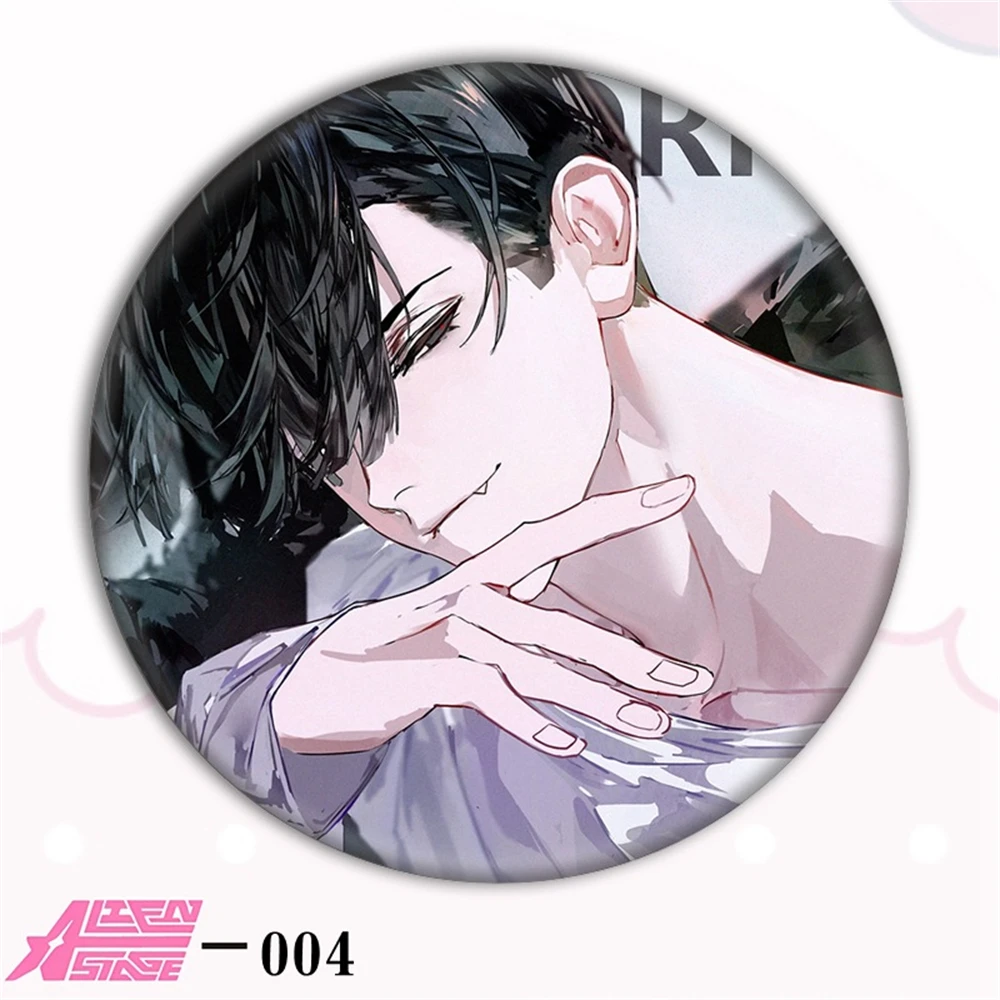 58mm Anime Alien Luka Hyuna Ivan Mizi Bühne Cosplay KOSTÜM Abzeichen Pin SPTE Weißblech Brosche Prop Gilf