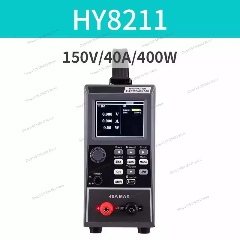 For Programmable DC Electronic Load Meter Battery Capacity Internal Resistance Discharge Measurement 200/400/600W