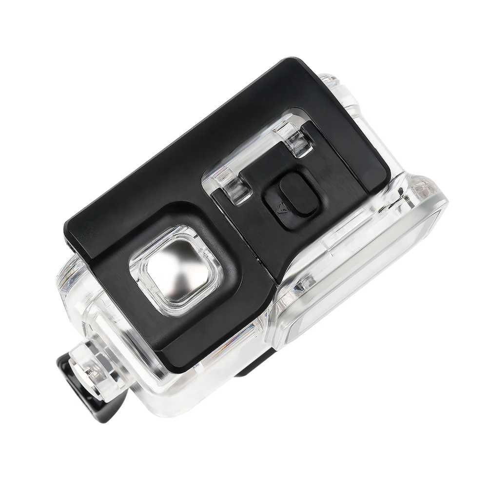 Waterproof Case Housing Silver and White Protective Cover Underwater Dive Case Shell for Gopro Hero 7 Sports Camera Accessories
