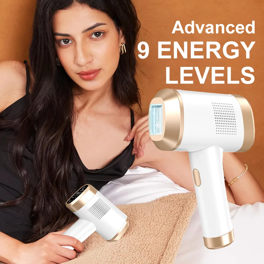

New Double Tube Household IPL Removal Device Beauty Equipment Instrument Female Permanent Smooth