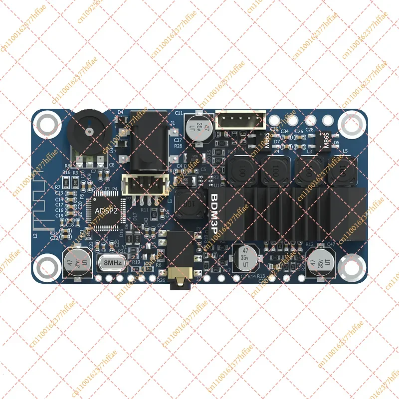 JY Bluetooth 5.0 amplifier TPA3116 stereo 2X50W 3.5mm input supports DSP tuning