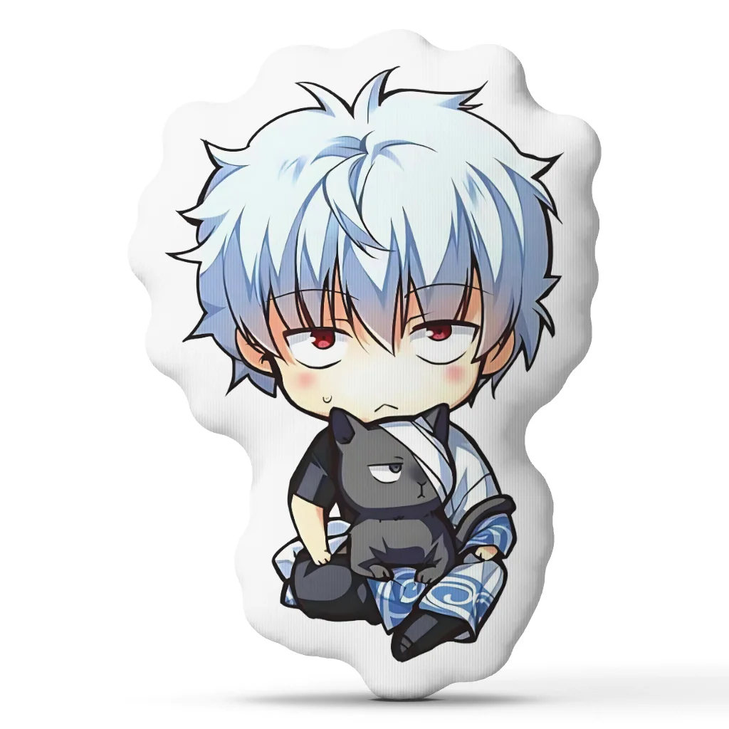Anime Gintama Cartoon Cushion Irregular Stuffed Throw Pillow Home Decor Gift Sofa Bed
