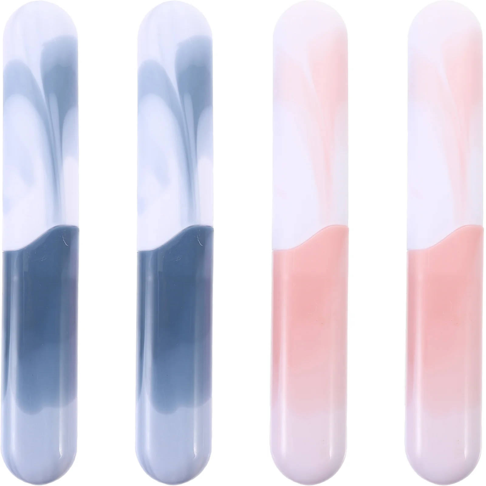 

4 Pcs Tooth Brush Holder Toothbrush Cover Travel Holders and Toothpaste Case Container Cases Protector