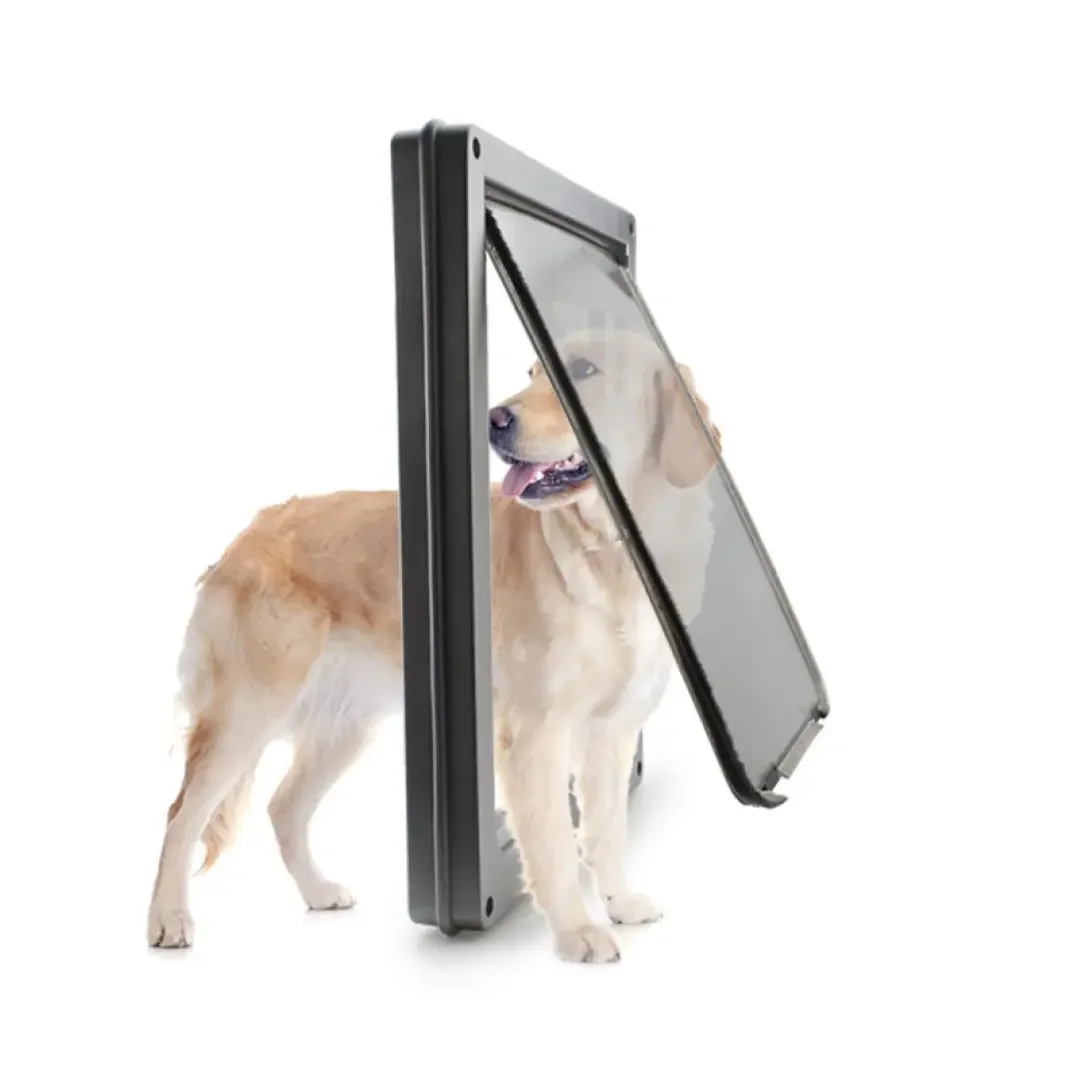 

Pet Dog Cat Door With Flap Medium Breed Locking Pet Flap Door Frame for Bedroom