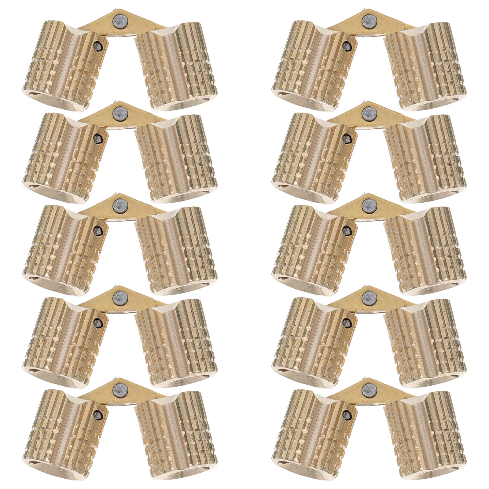 

10Pcs Copper Hinges 8Mm Small Invisible Concealed Hinges for Furniture Jewelry Cabinets Smooth Quiet