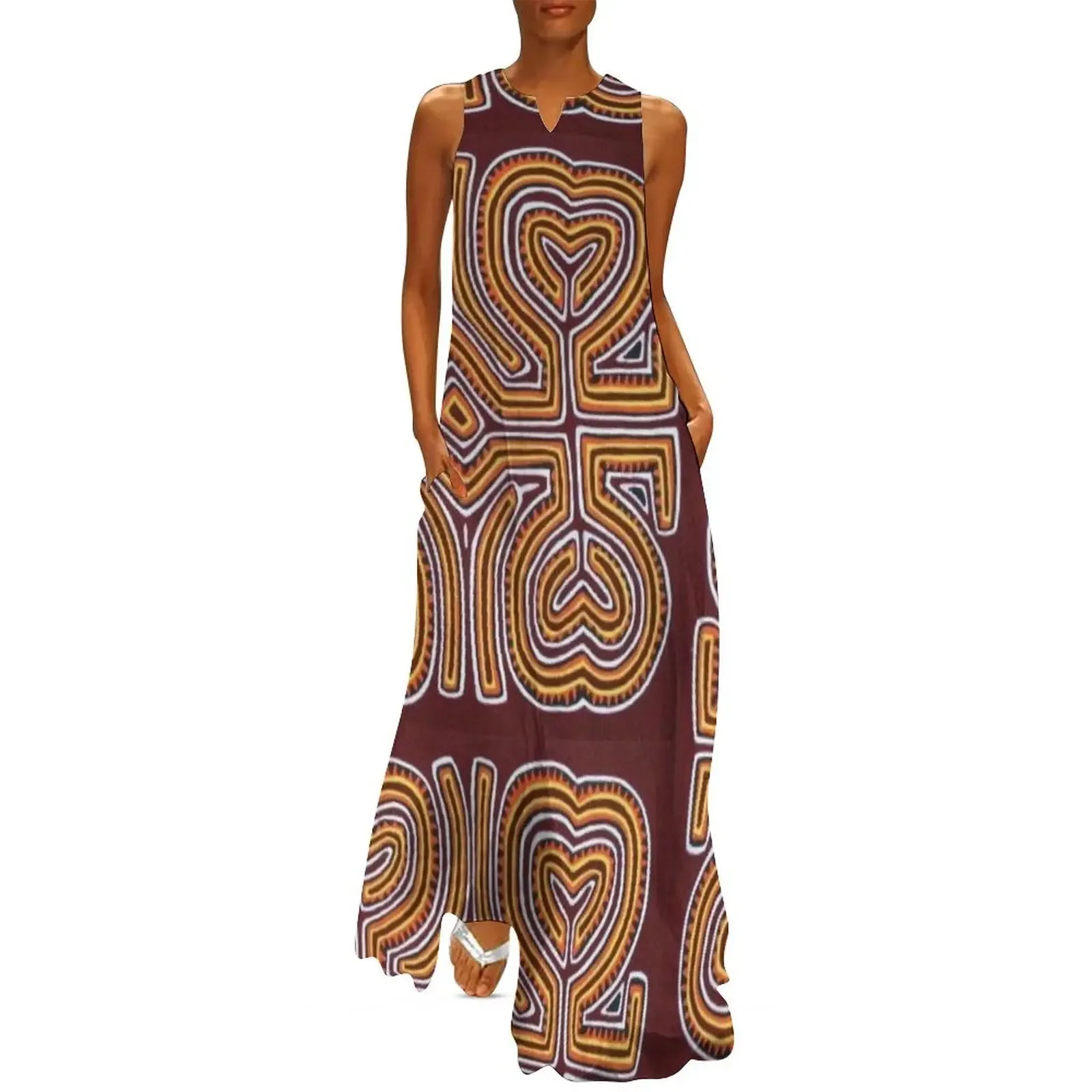 

Mola de Panama Long Dress women's dresses luxury Prom gown summer dress womens 2025 Beachwear Dress