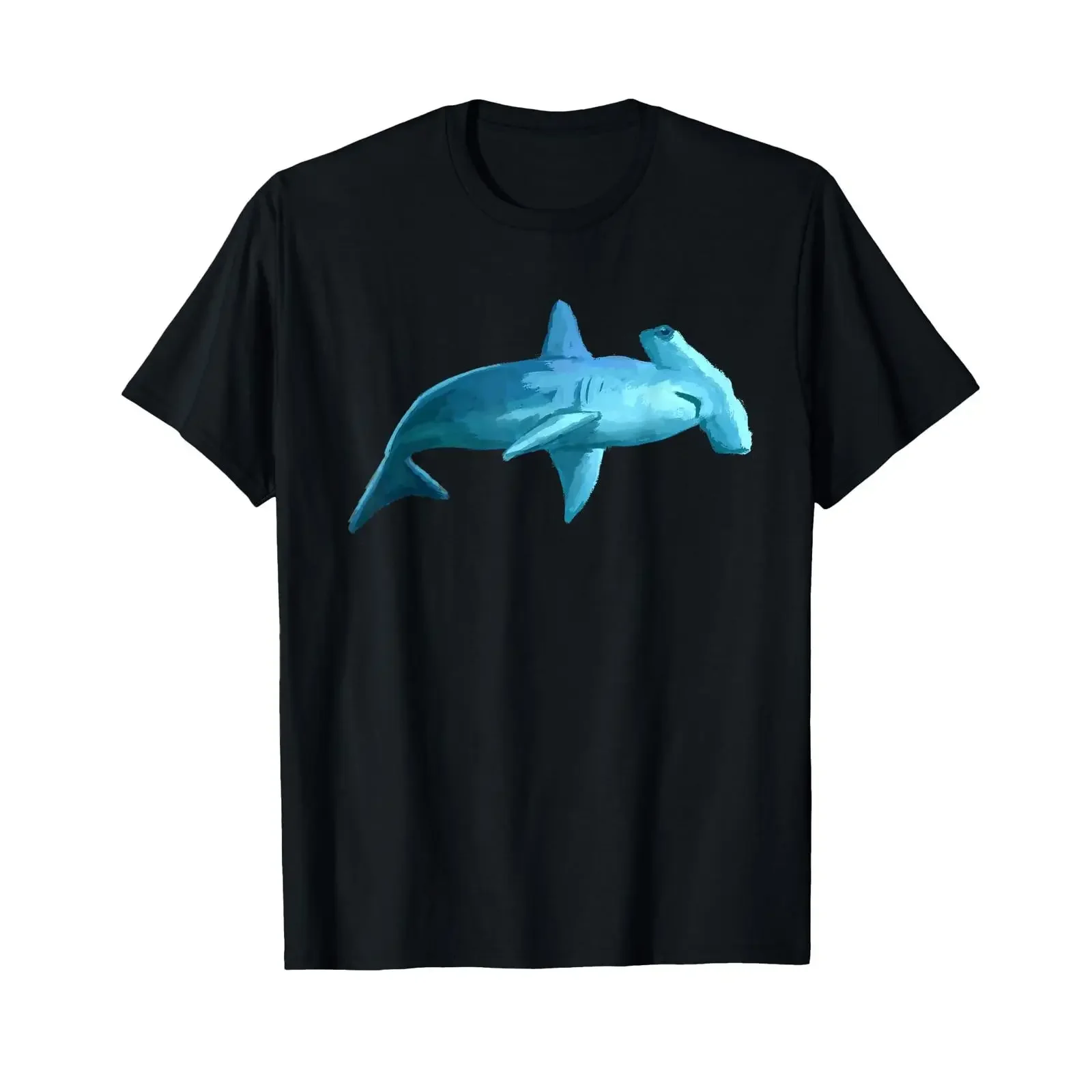Sphyrna Hammerhead Shark T Shirt tee vintage Washed Versatile Soft Stretched fashion homme designer clothes