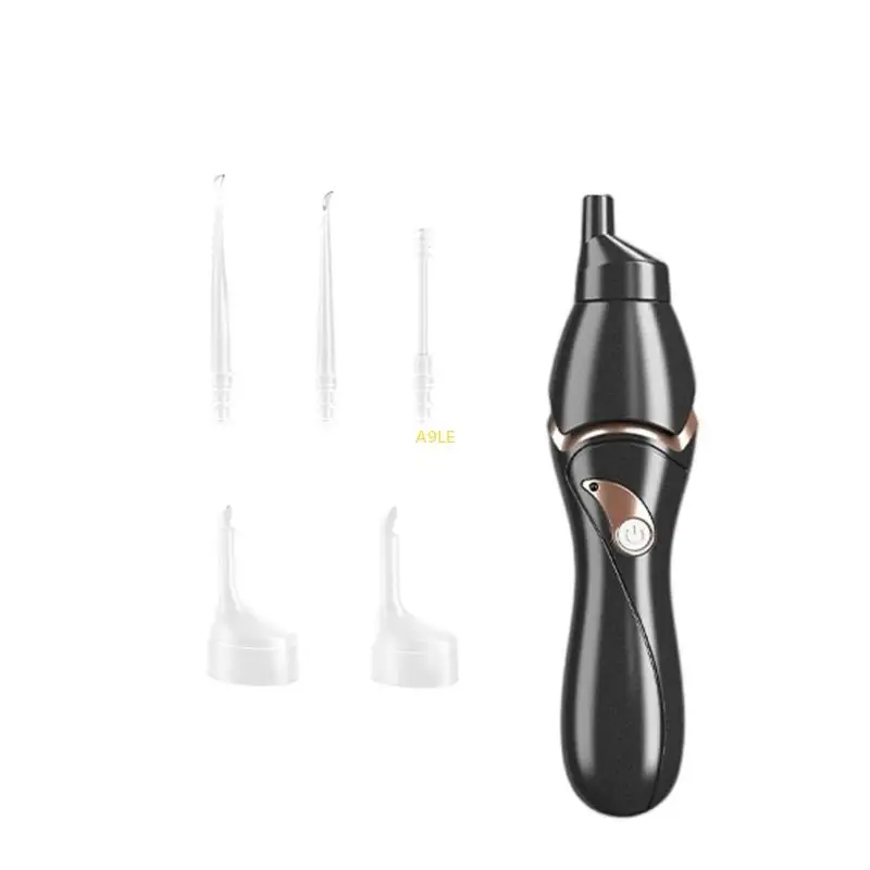 

Portable Earwax Remover Including Internal Light 5 Replaceable Accessories Rechargeable Battery Child Safe
