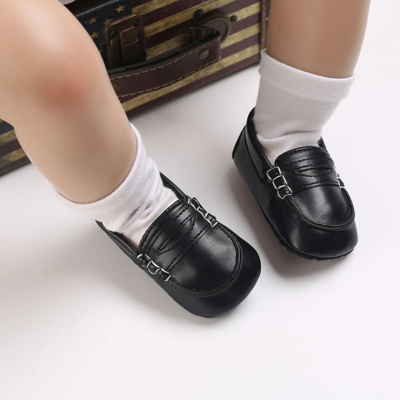 

Newborn Baby Shoes Vintage Leather Multicolor Rubber Soft Sole Anti-slip Walking Shoes Walking shoes for newborns aged 0-18M