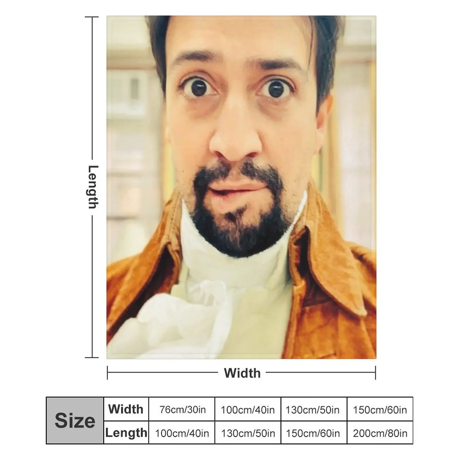 لين مانويل ميراندا عض شفه رمي بطانية بطانيات الشعر ورمي بطانيات النزهة لبطانيات الأطفال #6