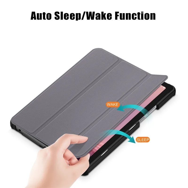 Dreifach faltbare Hülle für Lenovo Legion Y700 8,8 Zoll mit Auto-Wake-Sleep-Funktion, stoßfeste Kunstlederhülle für Gaming-Tablet. – Detail 3