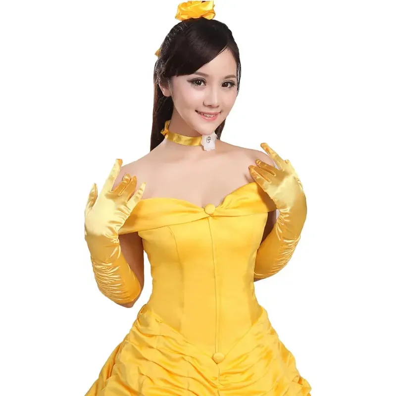 الجمال والوحش الأمير زي هالوين الأميرة جرس زي أداء الأميرة جرس اللباس