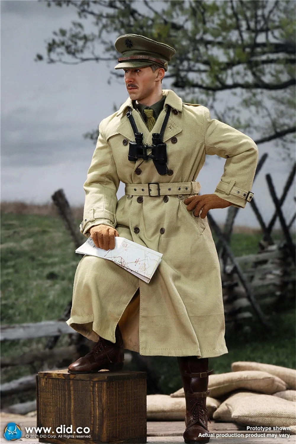 DID B11012 British Colonel of World War I War Battle Only Moveable Figures No Desk Set Doll Action Figures For Collectable 1/6