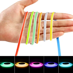 5mm Ultra Thin DC 12V Colorful COB LED Strip Lights for Home Room Closet DIY Car Decor 1M 2M 3M 4M 5M High Density Neon LED Tape