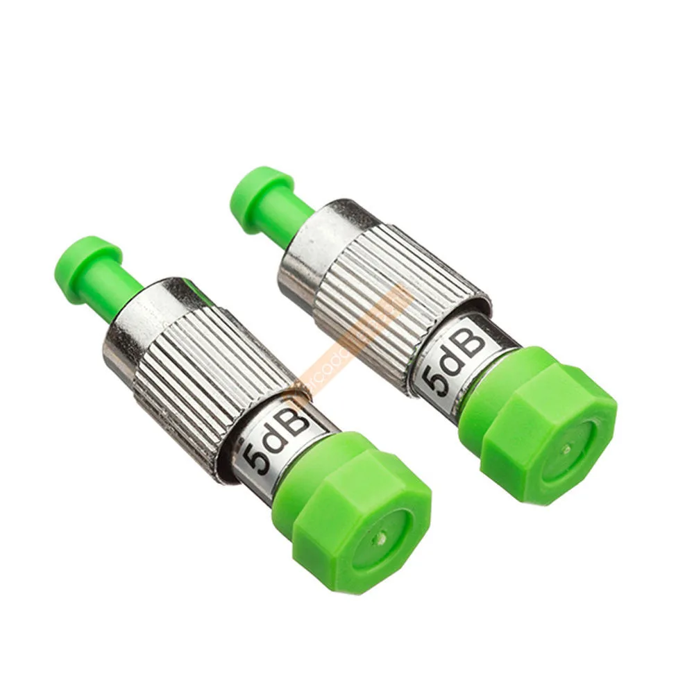 10 Pcs/Lot fiber attenuator FC/APC FM female to male plug type 0db-30db 1db 3db 5db 7db ftth optical attenuator