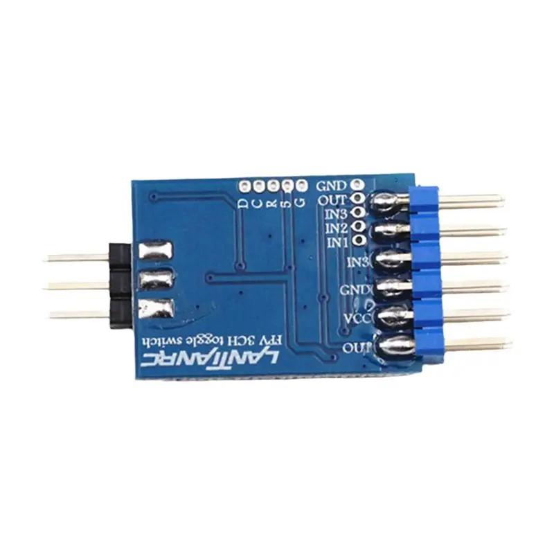 B92B FPV 3CH Toggle Switcher Module PWM 5-12V Video Switcher for RC Camera Drone FPV System