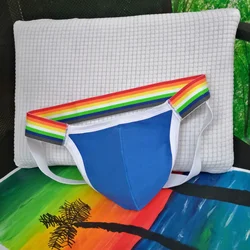 Mens Sexy Cotton Underwear Pouch Briefs Jock Strap Underpants Lingerie T-back Thong Comfortable Breathable Men Bulge Pouch Brief