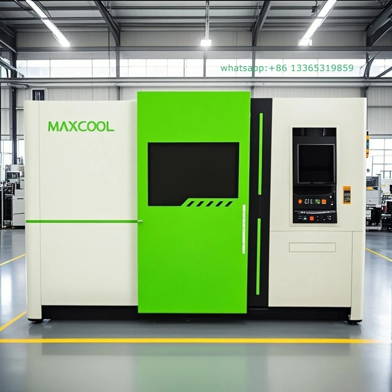 Fotografia 6: Máquina de Corte a Laser de Fibra CNC com Foco Automático 1530 para Chapas Metálicas com Capa Protetora 1500W 3000W