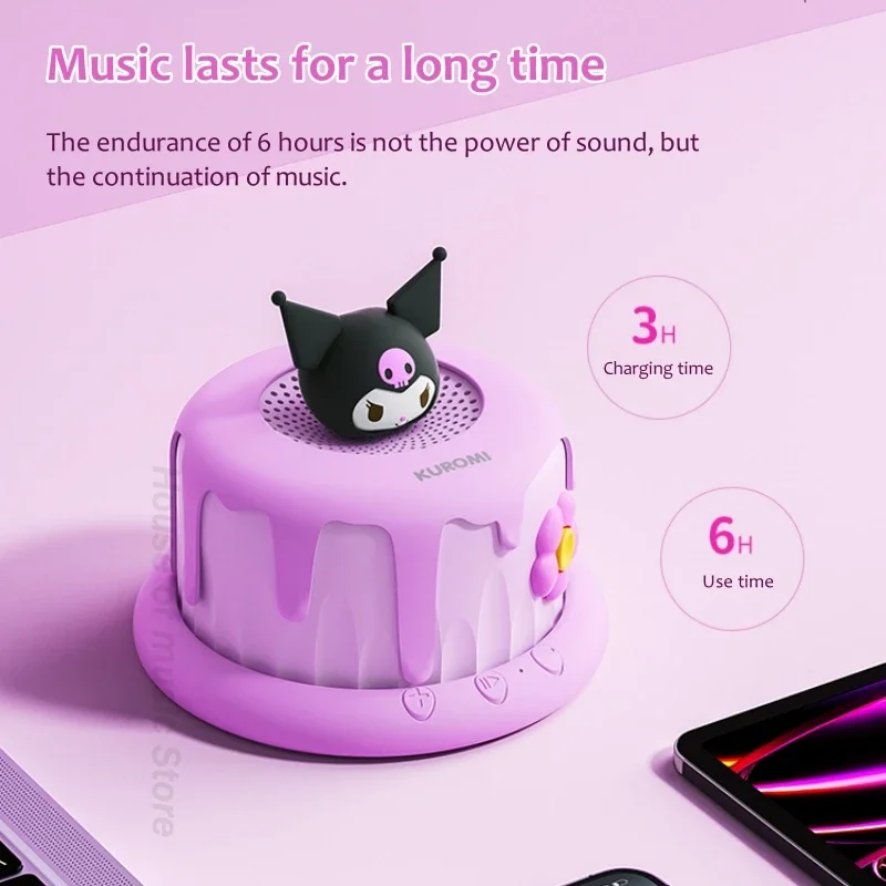 ลำโพงโมเดลเค้กขนาดเล็กสุดสร้างสรรค์สำหรับกลางแจ้งของขวัญการ์ตูนลำโพงสำหรับโต๊ะทำงานหนักและเสียงเบาไร้สายบลูทูธ5.0 lautsprecher