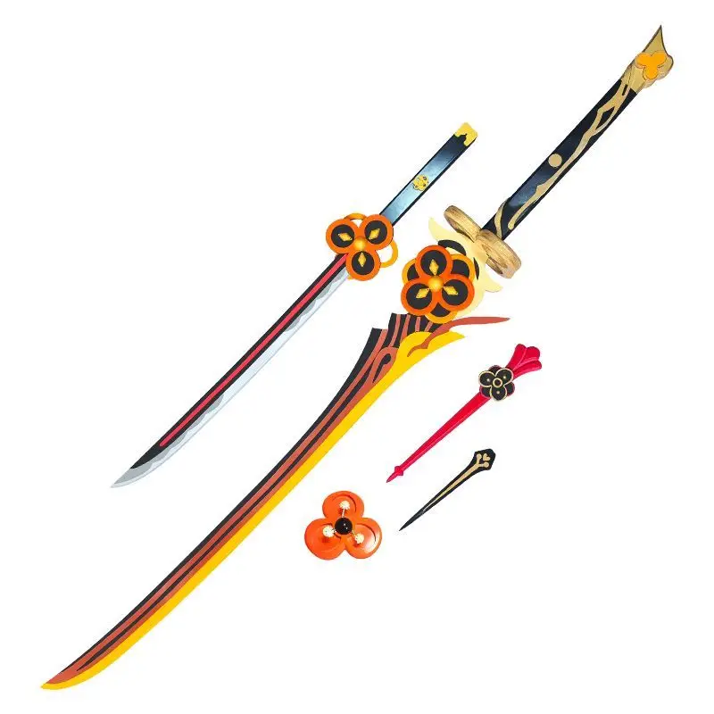 Juego de armas de espada Chiori Genshin Impact, accesorios de Cosplay para fiesta de Navidad y Halloween, accesorios de juego de animación