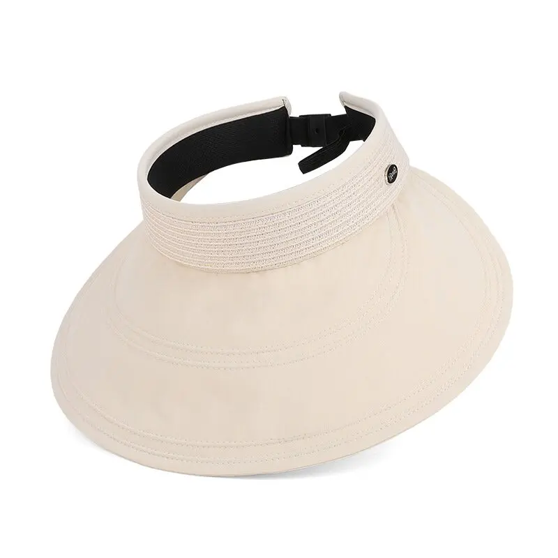 Summer Sun Protection Essential! Large Brim Open-Top Sun Hat, Uv Protection + Hair-Friendly Design, Versatile and Easy to Match with Any Outfit, Suitable for Commuting / Beach / Travel
